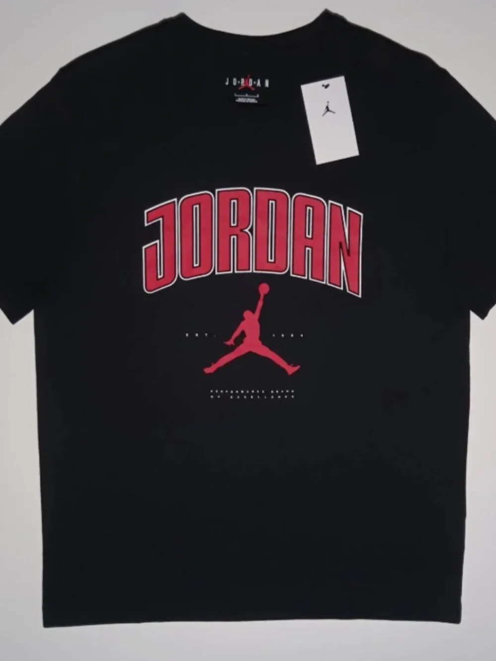 Men's Jordan City 88 Crew T-Shirt Black HQ0009-010 Size Large